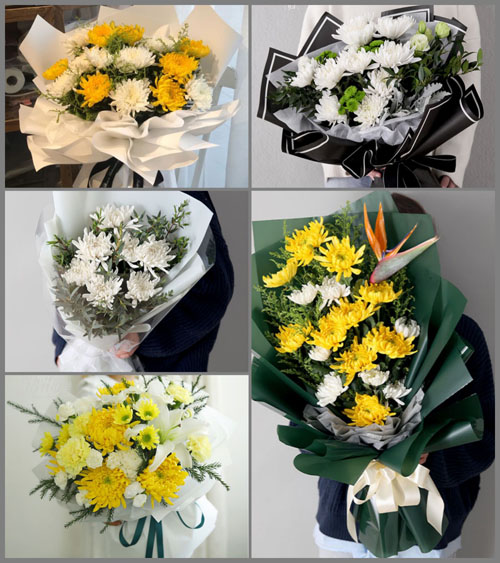 江西上饶余干县鹭鸶港乡白事花束代送